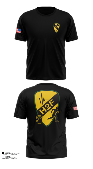 Old School Cotton Feel Shirt, 1st Air Cavalry Brigade H2F, Army, Teamtime, Team time, sublimation, custom sports apparel, team uniforms, spirit wear, spiritwear, sports uniforms, custom shirts, team store, custom team store, fundraiser sports, apparel fundraiser