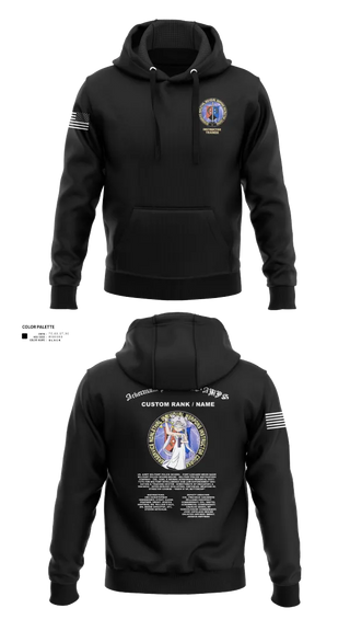 Hoodie, Fort Leonard Wood Basic Military Police Schoolhouse Instructors & Faculty, , Teamtime, Team time, sublimation, custom sports apparel, team uniforms, spirit wear, spiritwear, sports uniforms, custom shirts, team store, custom team store, fundraiser sports, apparel fundraiser