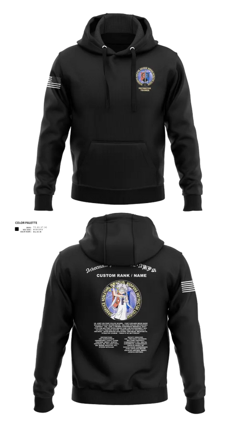 Hoodie, Fort Leonard Wood Basic Military Police Schoolhouse Instructors & Faculty, , Teamtime, Team time, sublimation, custom sports apparel, team uniforms, spirit wear, spiritwear, sports uniforms, custom shirts, team store, custom team store, fundraiser sports, apparel fundraiser