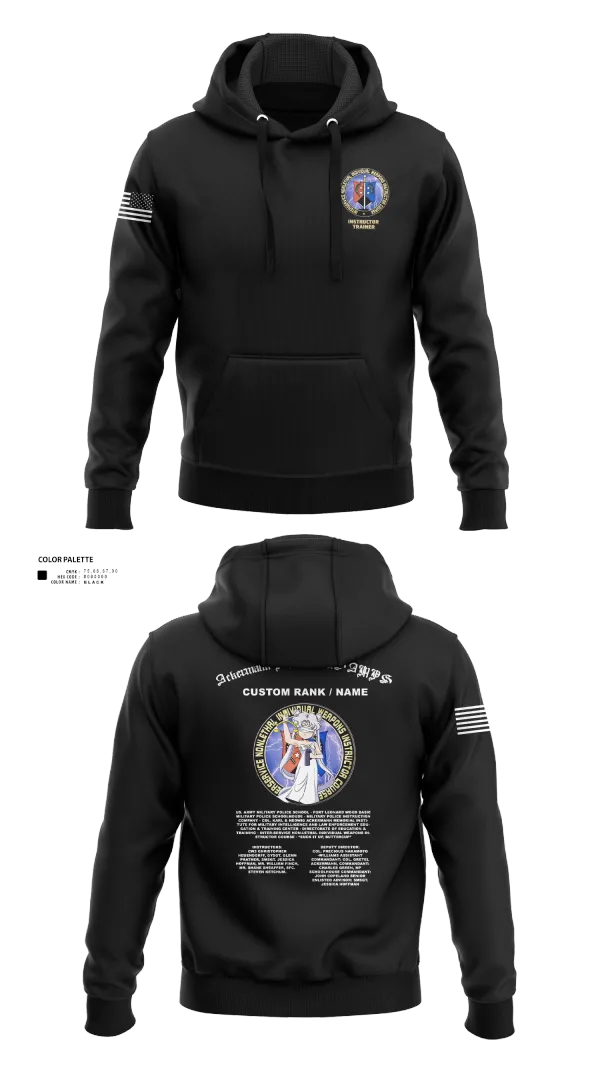 Hoodie, Fort Leonard Wood Basic Military Police Schoolhouse Instructors & Faculty, , Teamtime, Team time, sublimation, custom sports apparel, team uniforms, spirit wear, spiritwear, sports uniforms, custom shirts, team store, custom team store, fundraiser sports, apparel fundraiser