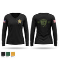 SERT HCSO Women's Long Sleeve V-neck Shirt - 1