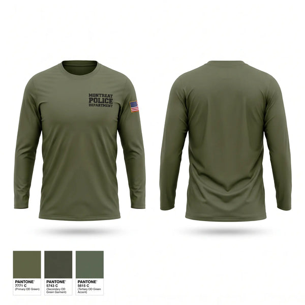 Long Sleeve Performance Shirt, Montreat Police Department, Police, Teamtime, Team time, sublimation, custom sports apparel, team uniforms, spirit wear, spiritwear, sports uniforms, custom shirts, team store, custom team store, fundraiser sports, apparel fundraiser