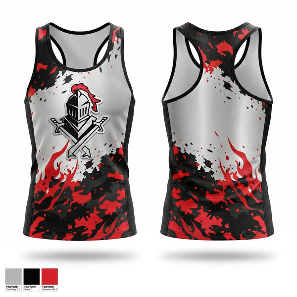Tank Top, Knights Track Club, Track & Field, Teamtime, Team time, sublimation, custom sports apparel, team uniforms, spirit wear, spiritwear, sports uniforms, custom shirts, team store, custom team store, fundraiser sports, apparel fundraiser