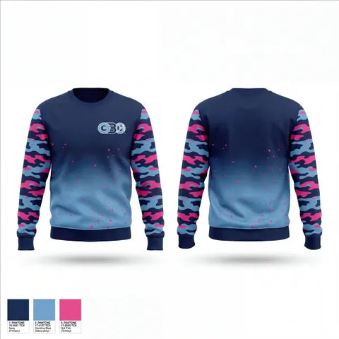 Crew Neck Sweatshirt, GBG, Baseball, Teamtime, Team time, sublimation, custom sports apparel, team uniforms, spirit wear, spiritwear, sports uniforms, custom shirts, team store, custom team store, fundraiser sports, apparel fundraiser