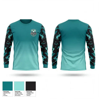 Long Sleeve Performance Shirt, Brunswick United Soccer Academy, Men's Soccer, Teamtime, Team time, sublimation, custom sports apparel, team uniforms, spirit wear, spiritwear, sports uniforms, custom shirts, team store, custom team store, fundraiser sports, apparel fundraiser