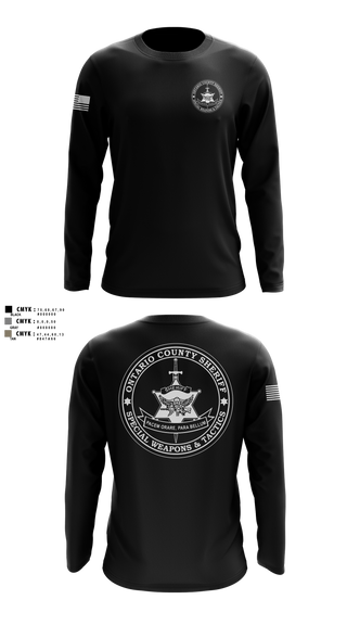 Long Sleeve Performance Shirt, Ontario County Sheriff’s Office, Police, Teamtime, Team time, sublimation, custom sports apparel, team uniforms, spirit wear, spiritwear, sports uniforms, custom shirts, team store, custom team store, fundraiser sports, apparel fundraiser