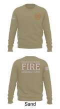 Orange County Rural District 1 Fire Department 66539276 Crew Neck Sweatshirt - 85