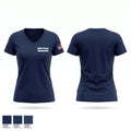 Onley Police Department Women's Short Sleeve V-neck Shirt - 1