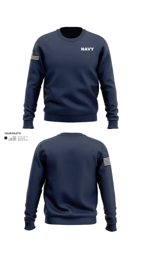 Crew Neck Sweatshirt, NavyNavy, Navy, Teamtime, Team time, sublimation, custom sports apparel, team uniforms, spirit wear, spiritwear, sports uniforms, custom shirts, team store, custom team store, fundraiser sports, apparel fundraiser
