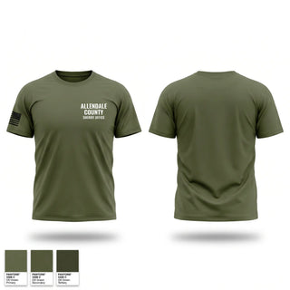 Old School Cotton Feel Shirt, Allendale County, Police, Teamtime, Team time, sublimation, custom sports apparel, team uniforms, spirit wear, spiritwear, sports uniforms, custom shirts, team store, custom team store, fundraiser sports, apparel fundraiser