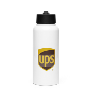 UPS Stainless Steel Water Bottle with a Straw Lid