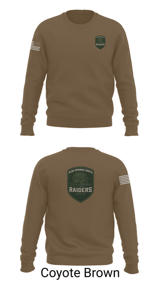 Crew Neck Sweatshirt, BSS JROTC, , Teamtime, Team time, sublimation, custom sports apparel, team uniforms, spirit wear, spiritwear, sports uniforms, custom shirts, team store, custom team store, fundraiser sports, apparel fundraiser