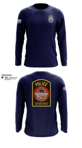 Clinton Police Department 30508579 Long Sleeve Performance Shirt - 1