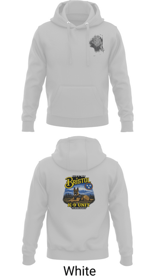 Hoodie, Bristol Tennessee Police Department K9 Unit, Police, Teamtime, Team time, sublimation, custom sports apparel, team uniforms, spirit wear, spiritwear, sports uniforms, custom shirts, team store, custom team store, fundraiser sports, apparel fundraiser