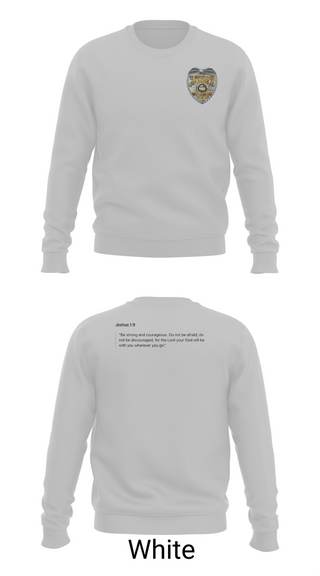 Crew Neck Sweatshirt, Wakarusa police, Police, Teamtime, Team time, sublimation, custom sports apparel, team uniforms, spirit wear, spiritwear, sports uniforms, custom shirts, team store, custom team store, fundraiser sports, apparel fundraiser