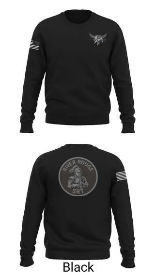 Crew Neck Sweatshirt, River Rouge Police Special Response Team, Police, Teamtime, Team time, sublimation, custom sports apparel, team uniforms, spirit wear, spiritwear, sports uniforms, custom shirts, team store, custom team store, fundraiser sports, apparel fundraiser