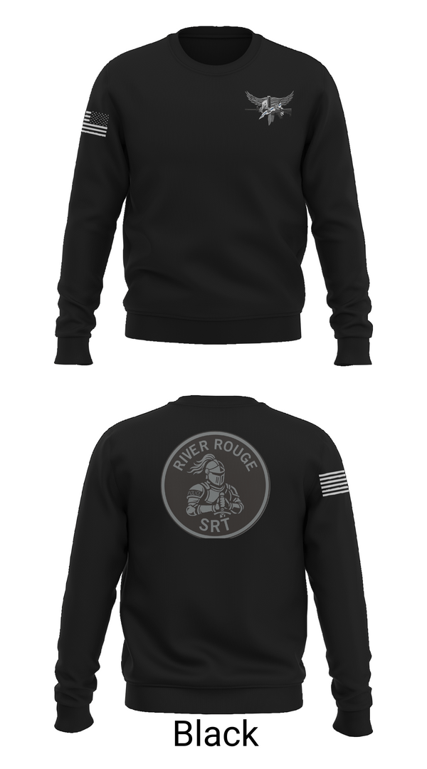 Crew Neck Sweatshirt, River Rouge Police Special Response Team, Police, Teamtime, Team time, sublimation, custom sports apparel, team uniforms, spirit wear, spiritwear, sports uniforms, custom shirts, team store, custom team store, fundraiser sports, apparel fundraiser