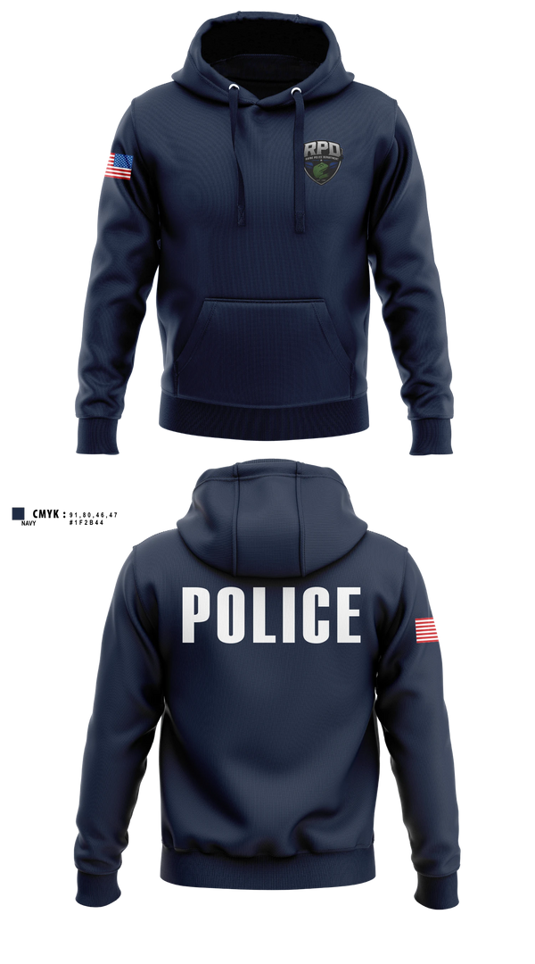 Hoodie, Rayne Police Department, Police, Teamtime, Team time, sublimation, custom sports apparel, team uniforms, spirit wear, spiritwear, sports uniforms, custom shirts, team store, custom team store, fundraiser sports, apparel fundraiser