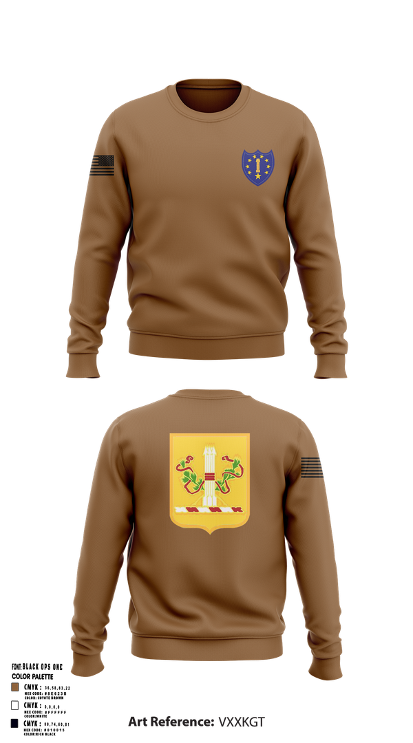 Crew Neck Sweatshirt, 54th Troop Command, , Teamtime, Team time, sublimation, custom sports apparel, team uniforms, spirit wear, spiritwear, sports uniforms, custom shirts, team store, custom team store, fundraiser sports, apparel fundraiser