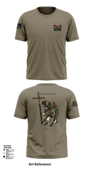 Short Sleeve Performance Shirt, 441st Engineer Company, Army, Teamtime, Team time, sublimation, custom sports apparel, team uniforms, spirit wear, spiritwear, sports uniforms, custom shirts, team store, custom team store, fundraiser sports, apparel fundraiser