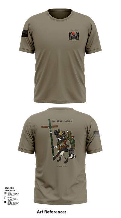 441st Engineer Company 97843489 Short Sleeve Performance Shirt - 109