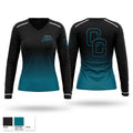 Copa Chaos Women's Long Sleeve V-neck Shirt - 1