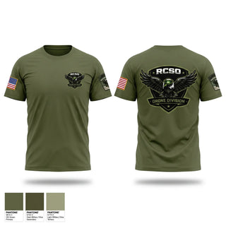 Old School Cotton Feel Shirt, RCSO Drone Division, Police, Teamtime, Team time, sublimation, custom sports apparel, team uniforms, spirit wear, spiritwear, sports uniforms, custom shirts, team store, custom team store, fundraiser sports, apparel fundraiser