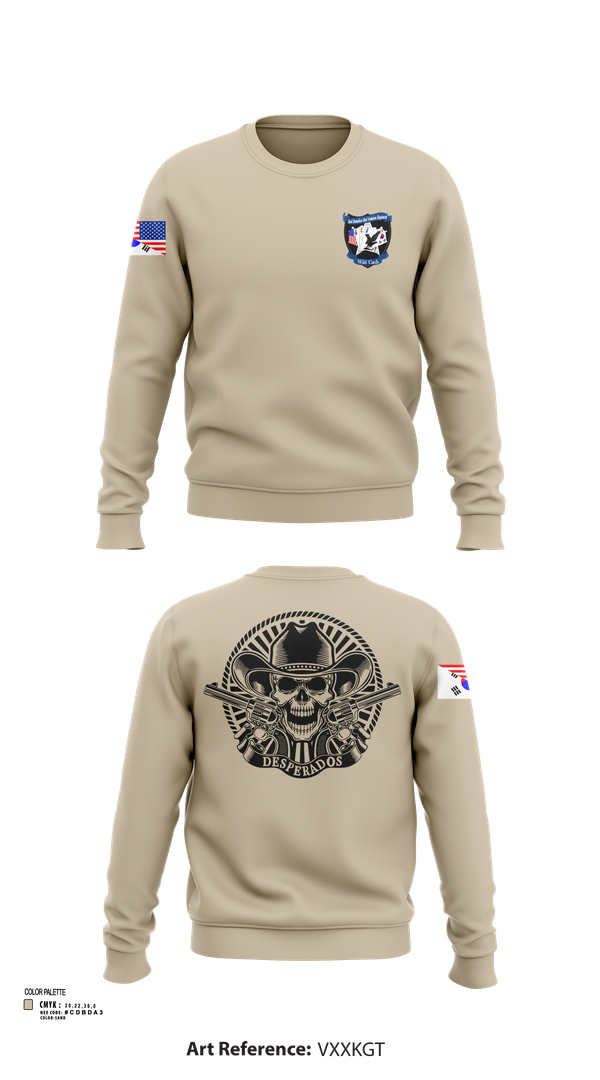 Crew Neck Sweatshirt, Desperados, , Teamtime, Team time, sublimation, custom sports apparel, team uniforms, spirit wear, spiritwear, sports uniforms, custom shirts, team store, custom team store, fundraiser sports, apparel fundraiser