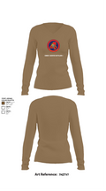 Combat Logistics Battalion 4 46395084 Women's Long Sleeve V-neck Shirt - 2