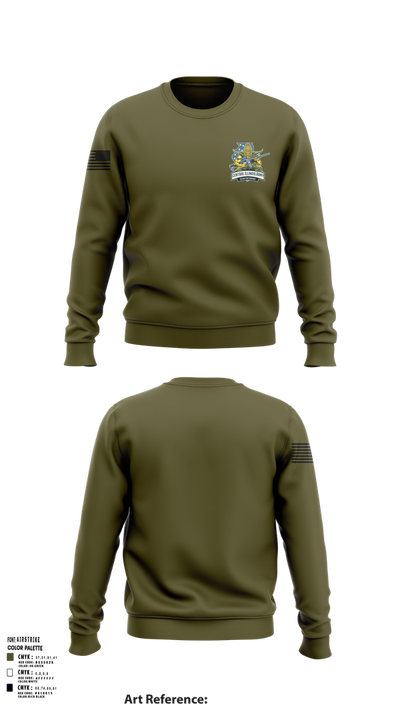 Central Illinois Army Recruiting Company 90141890 Crew Neck Sweatshirt - 12