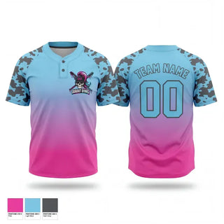 Two Button Softball Jersey, Dugout divas, Softball, Teamtime, Team time, sublimation, custom sports apparel, team uniforms, spirit wear, spiritwear, sports uniforms, custom shirts, team store, custom team store, fundraiser sports, apparel fundraiser