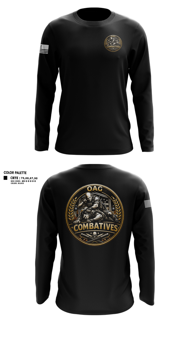 Long Sleeve Performance Shirt, OAG-DT, Police, Teamtime, Team time, sublimation, custom sports apparel, team uniforms, spirit wear, spiritwear, sports uniforms, custom shirts, team store, custom team store, fundraiser sports, apparel fundraiser