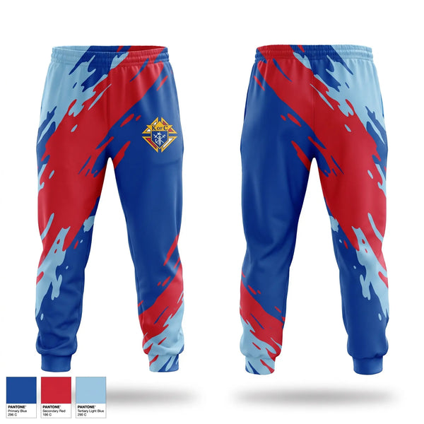 Sweatpants, Knights of Columbus, , Teamtime, Team time, sublimation, custom sports apparel, team uniforms, spirit wear, spiritwear, sports uniforms, custom shirts, team store, custom team store, fundraiser sports, apparel fundraiser