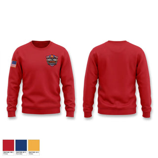 Crew Neck Sweatshirt, Powell Town Volunteer Fire Department, Fire Department, Teamtime, Team time, sublimation, custom sports apparel, team uniforms, spirit wear, spiritwear, sports uniforms, custom shirts, team store, custom team store, fundraiser sports, apparel fundraiser