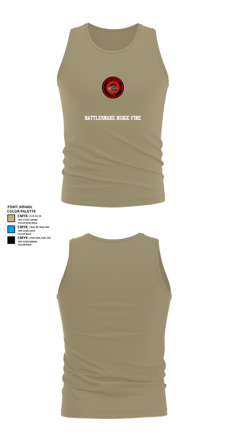 Tank Top, Rattlesnake ridge fire, , Teamtime, Team time, sublimation, custom sports apparel, team uniforms, spirit wear, spiritwear, sports uniforms, custom shirts, team store, custom team store, fundraiser sports, apparel fundraiser