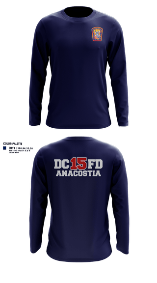 Long Sleeve Performance Shirt, Washington DC Fire Department, Fire Department, Teamtime, Team time, sublimation, custom sports apparel, team uniforms, spirit wear, spiritwear, sports uniforms, custom shirts, team store, custom team store, fundraiser sports, apparel fundraiser