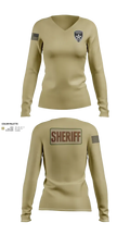 Sheriff Emergency Response Team 5060810 Women's Long Sleeve V-neck Shirt - 23
