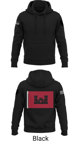 Hoodie, B 103 EN BN, National Guard, Teamtime, Team time, sublimation, custom sports apparel, team uniforms, spirit wear, spiritwear, sports uniforms, custom shirts, team store, custom team store, fundraiser sports, apparel fundraiser