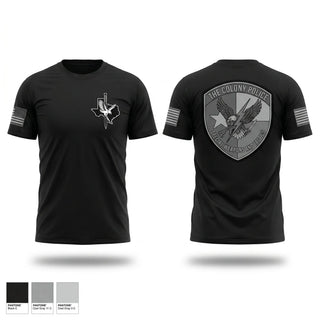Old School Cotton Feel Shirt, The Colony Police SWAT, Police, Teamtime, Team time, sublimation, custom sports apparel, team uniforms, spirit wear, spiritwear, sports uniforms, custom shirts, team store, custom team store, fundraiser sports, apparel fundraiser