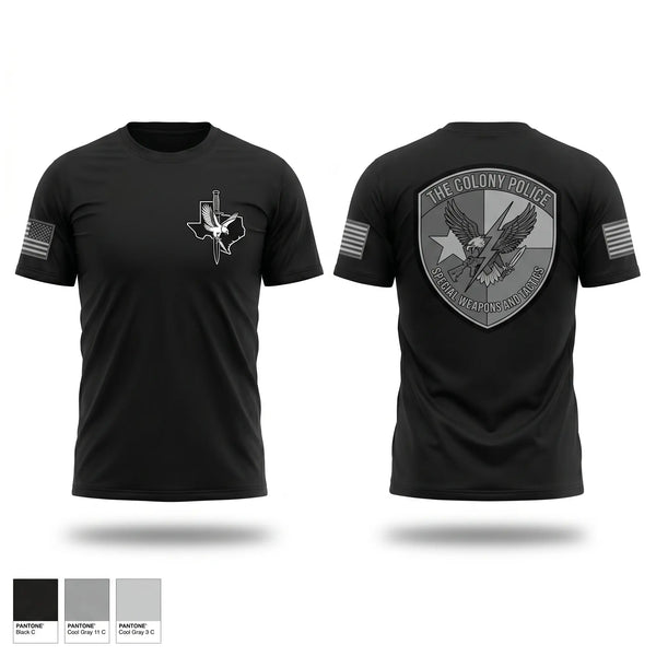 The Colony Police SWAT Old School Cotton Feel Shirt - 1
