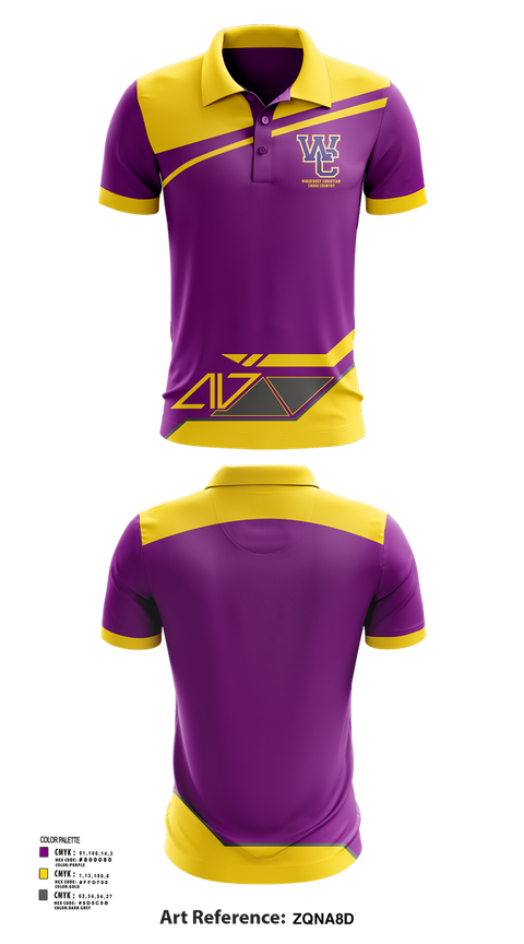 Short Sleeve Performance Polo, Woodcrest Christian, Cross Country, Teamtime, Team time, sublimation, custom sports apparel, team uniforms, spirit wear, spiritwear, sports uniforms, custom shirts, team store, custom team store, fundraiser sports, apparel fundraiser