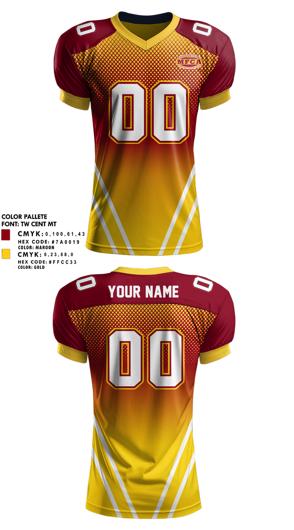 Football Jersey, Minnesota Football Coaches Association, , Teamtime, Team time, sublimation, custom sports apparel, team uniforms, spirit wear, spiritwear, sports uniforms, custom shirts, team store, custom team store, fundraiser sports, apparel fundraiser