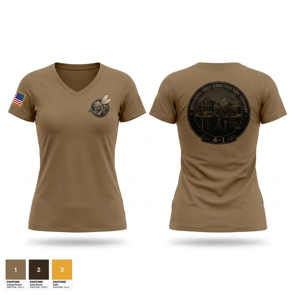 Womens Short Sleeve Vneck Shirt, ABCC 4-2, Navy, Teamtime, Team time, sublimation, custom sports apparel, team uniforms, spirit wear, spiritwear, sports uniforms, custom shirts, team store, custom team store, fundraiser sports, apparel fundraiser