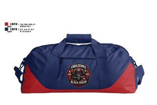 Duffle Bag, Cooleemee fire department, Fire Department, Teamtime, Team time, sublimation, custom sports apparel, team uniforms, spirit wear, spiritwear, sports uniforms, custom shirts, team store, custom team store, fundraiser sports, apparel fundraiser