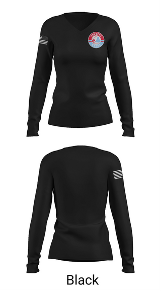 Womens Long Sleeve Vneck Shirt, Tri-City Expos, Baseball, Teamtime, Team time, sublimation, custom sports apparel, team uniforms, spirit wear, spiritwear, sports uniforms, custom shirts, team store, custom team store, fundraiser sports, apparel fundraiser