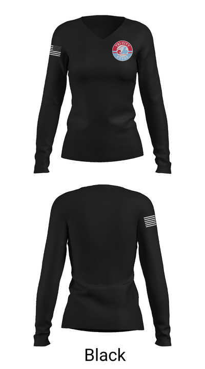 Tri-City Expos 35265208 Women's Long Sleeve V-neck Shirt - 35