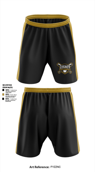 Athletic Shorts With Pockets, Legacy Baseball Club, Baseball, Teamtime, Team time, sublimation, custom sports apparel, team uniforms, spirit wear, spiritwear, sports uniforms, custom shirts, team store, custom team store, fundraiser sports, apparel fundraiser