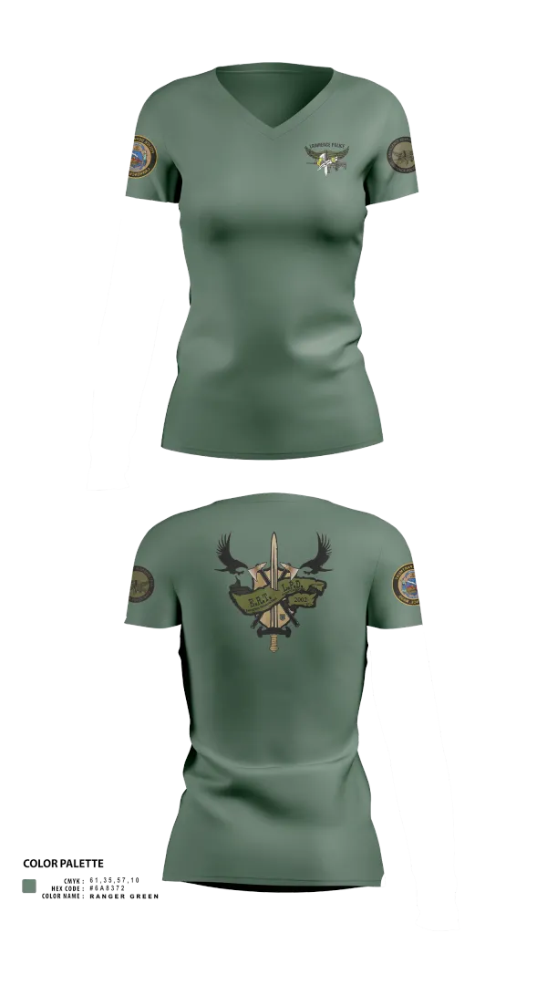 Womens Short Sleeve Vneck Shirt, Emergency Response Team (ERT), , Teamtime, Team time, sublimation, custom sports apparel, team uniforms, spirit wear, spiritwear, sports uniforms, custom shirts, team store, custom team store, fundraiser sports, apparel fundraiser