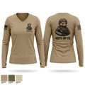 488th MP Co. Women's Long Sleeve V-neck Shirt - 1
