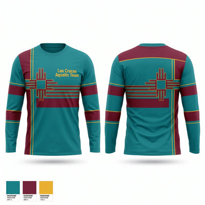 Las Cruces Aquatic Team Long Sleeve Performance Shirt - 1